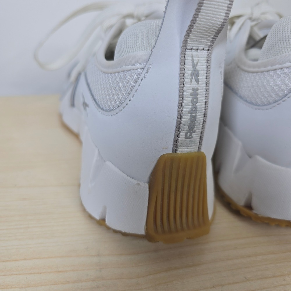 Reebok Zig Dynamica 4 Womens White Gum Athletic Sneakers Shoes Size 8 Low Top - Picture 4 of 8